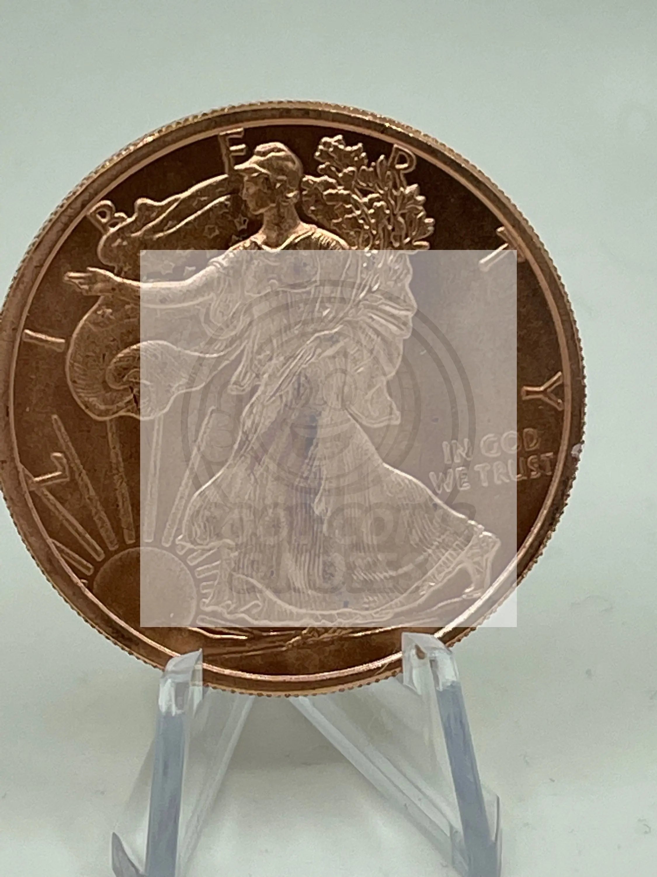 Copper American Eagle 1  Ounce Coin - Cool Coins & Notes