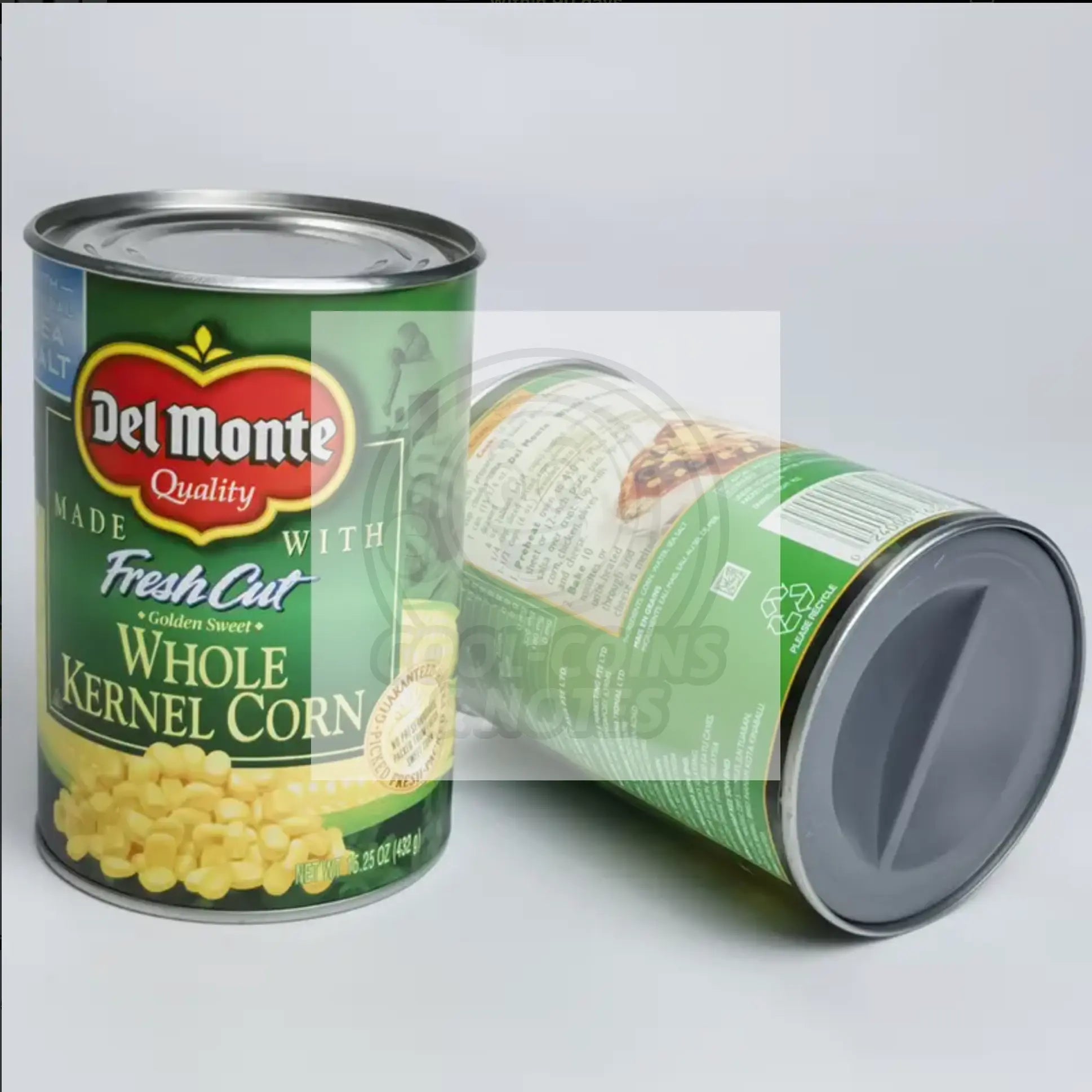 Corn Safe Can, Hidden Compartment - Cool Coins & Notes