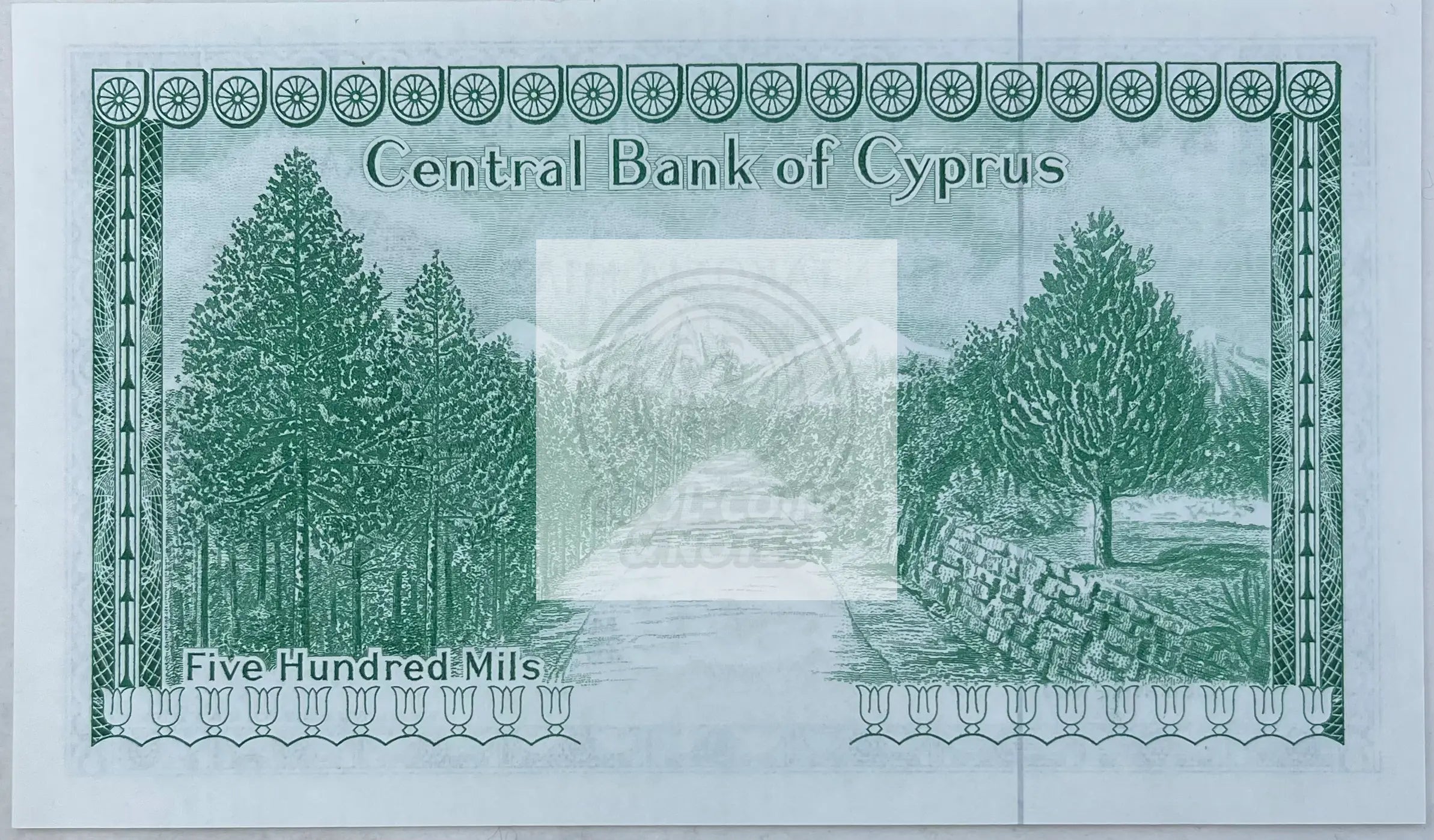 Cyprus 1973-1976 500 Mils P-42b.1 UNC World Banknote Currency - Cool Coins & Notes