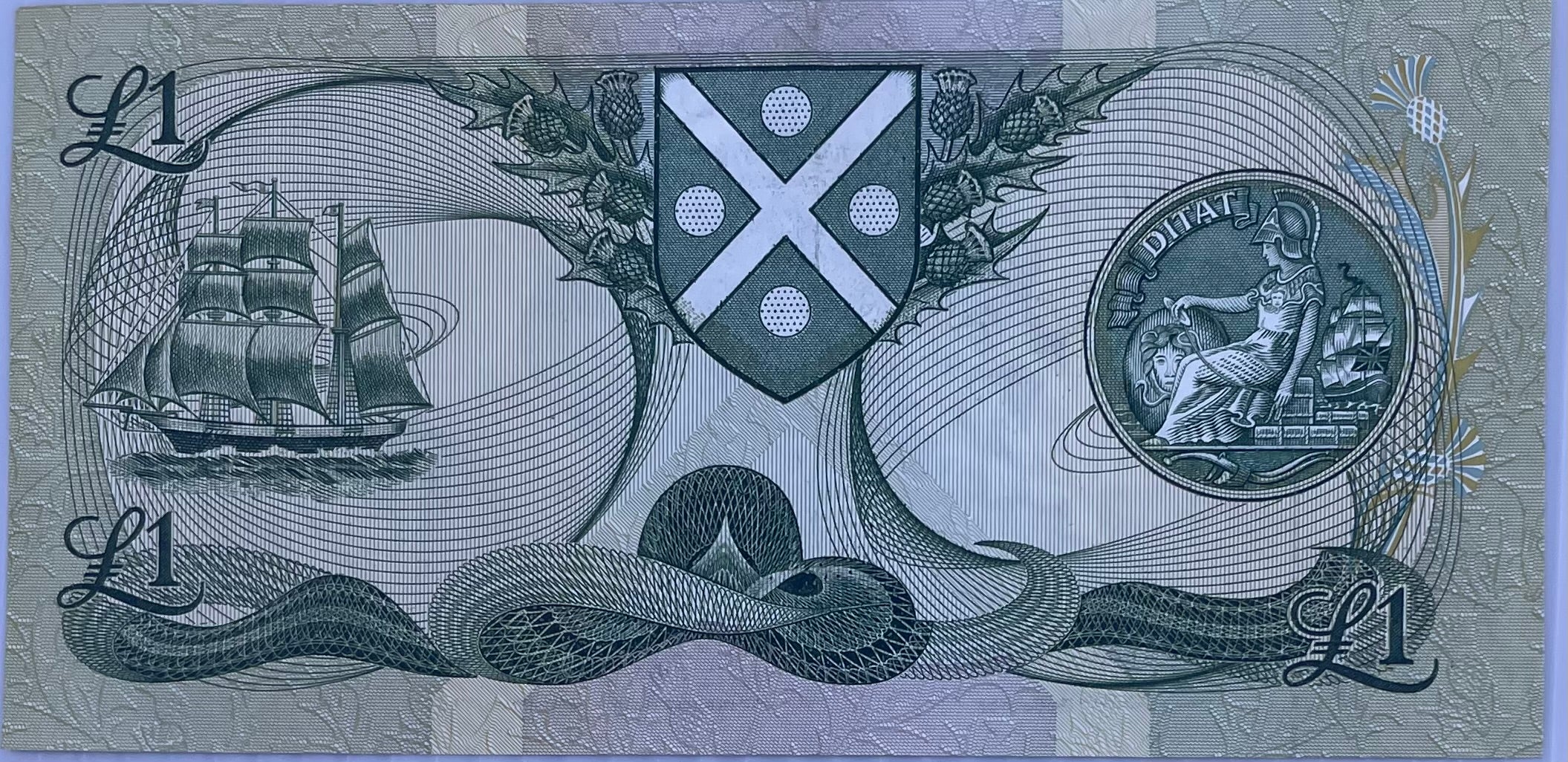 1988 Scotland 1 Pound P-111 Circulated World Banknote