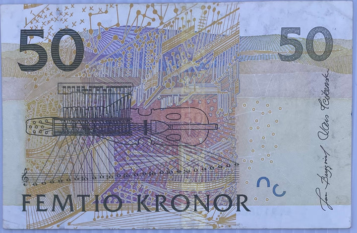 2004 Sweden 50 Kroner P-64 Circulated World Banknote