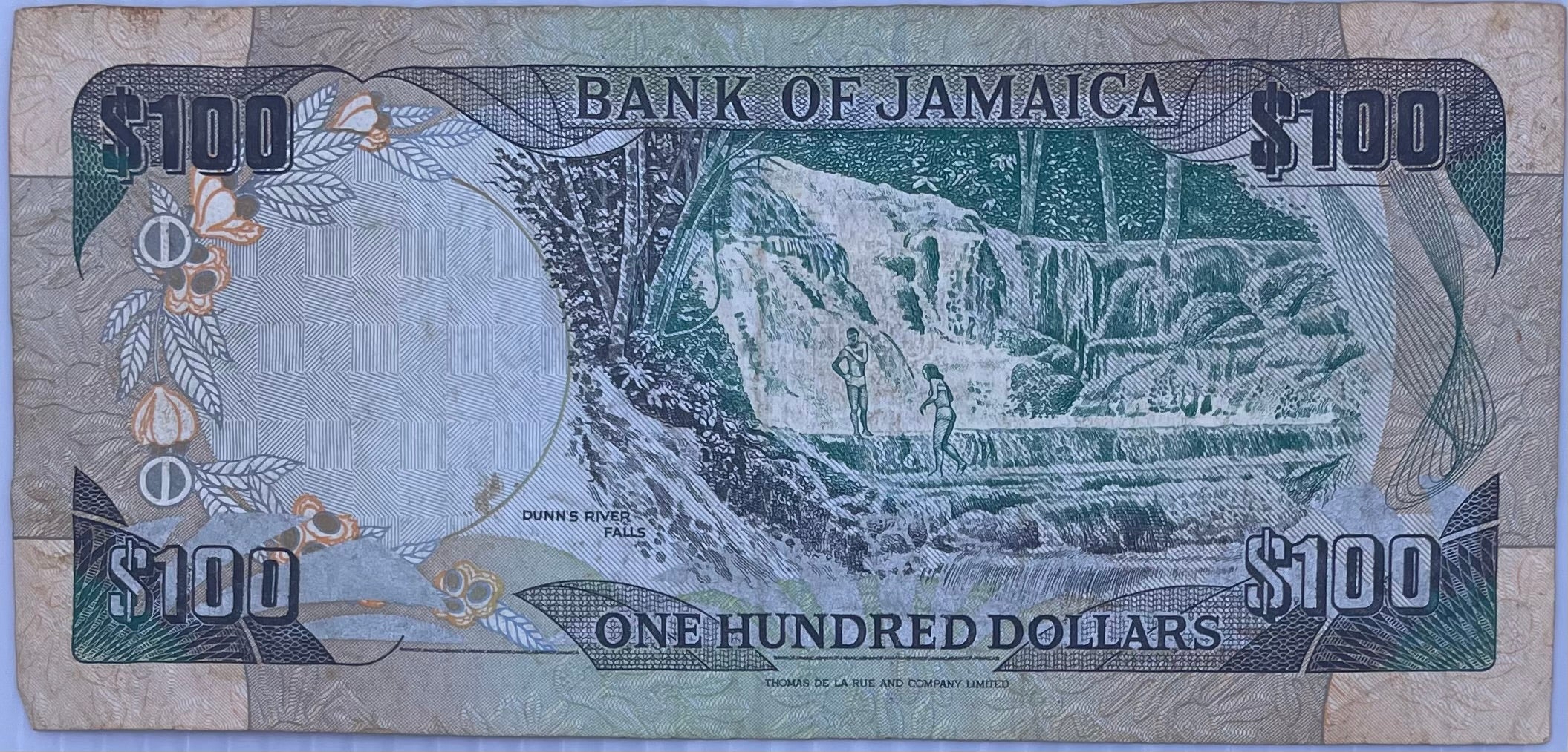 1994 Jamaica $100 Dollars P-95 Circulated World Banknote
