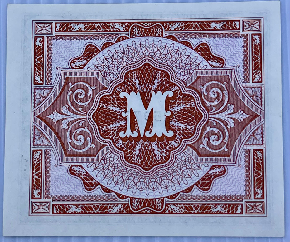 Germany 1944 5 Mark P-193 UNC MPC Military Payment Certificate WW2 Banknote