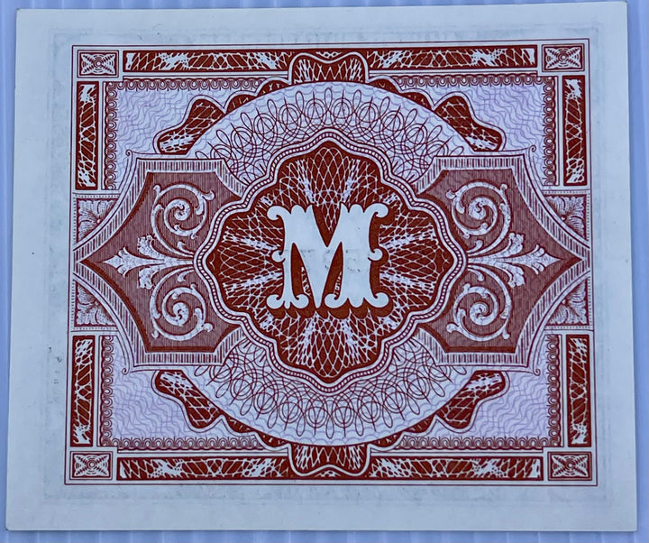 Germany 1944 5 Mark P-193 UNC MPC Military Payment Certificate WW2 Banknote