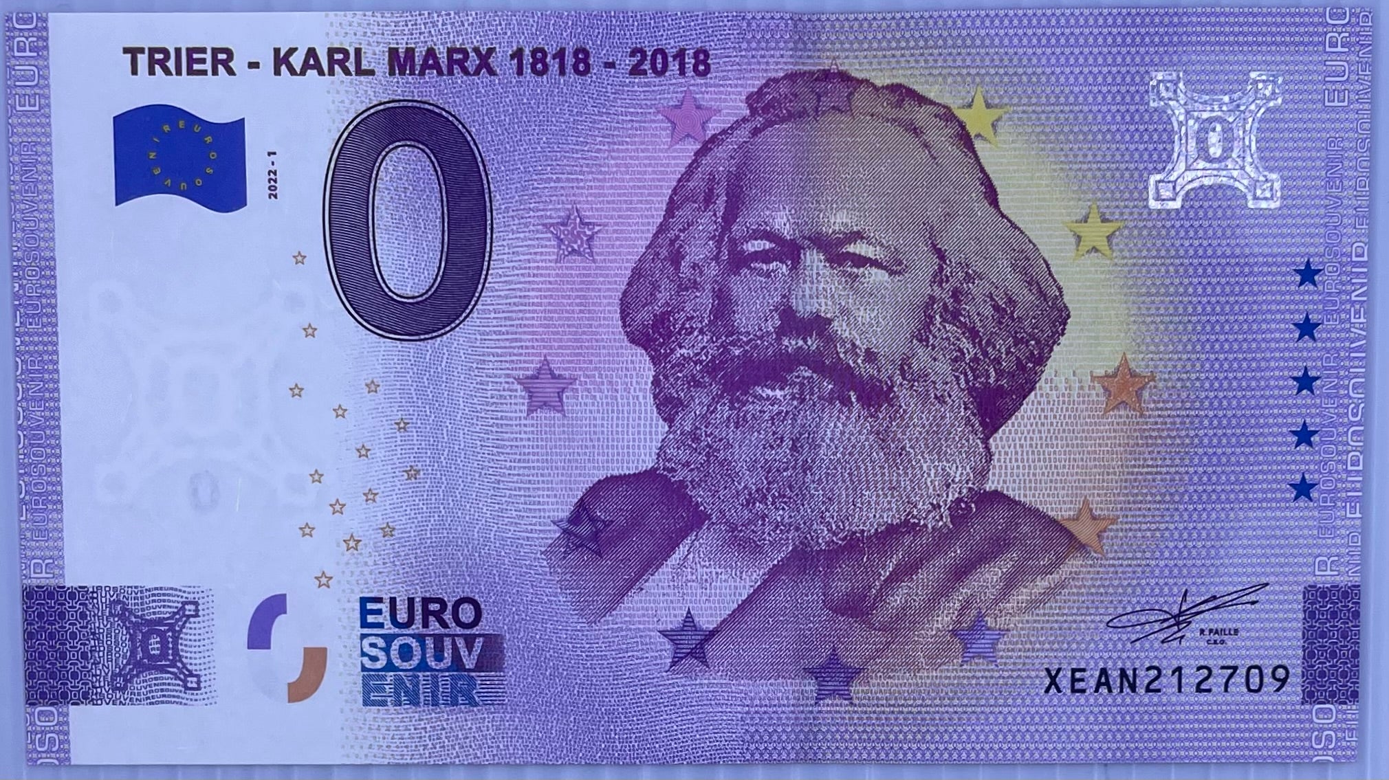 0 Euro 2020 “Karl Marx” UNC Banknote