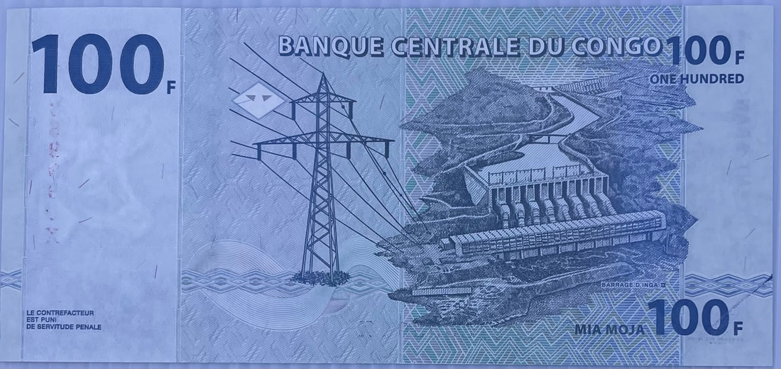 2007 Congo 100 Francs P-98a UNC World Banknote