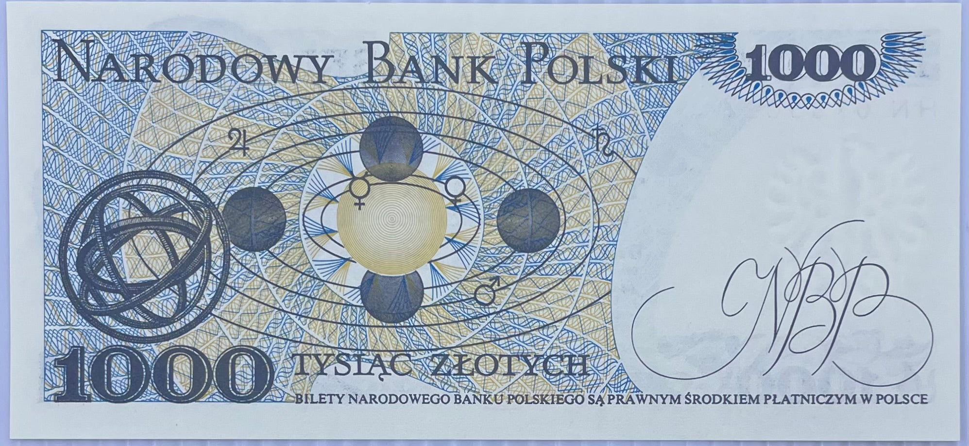 POLAND 1000 ZLOTYCH 1982 P 146 UNC, Banknote