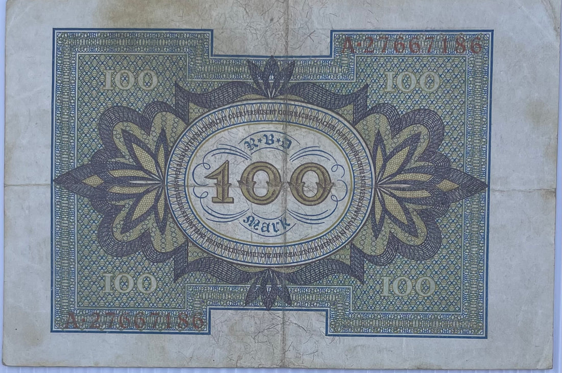Germany 1920 100 Mark P69 Used World Banknote Currency From Lot