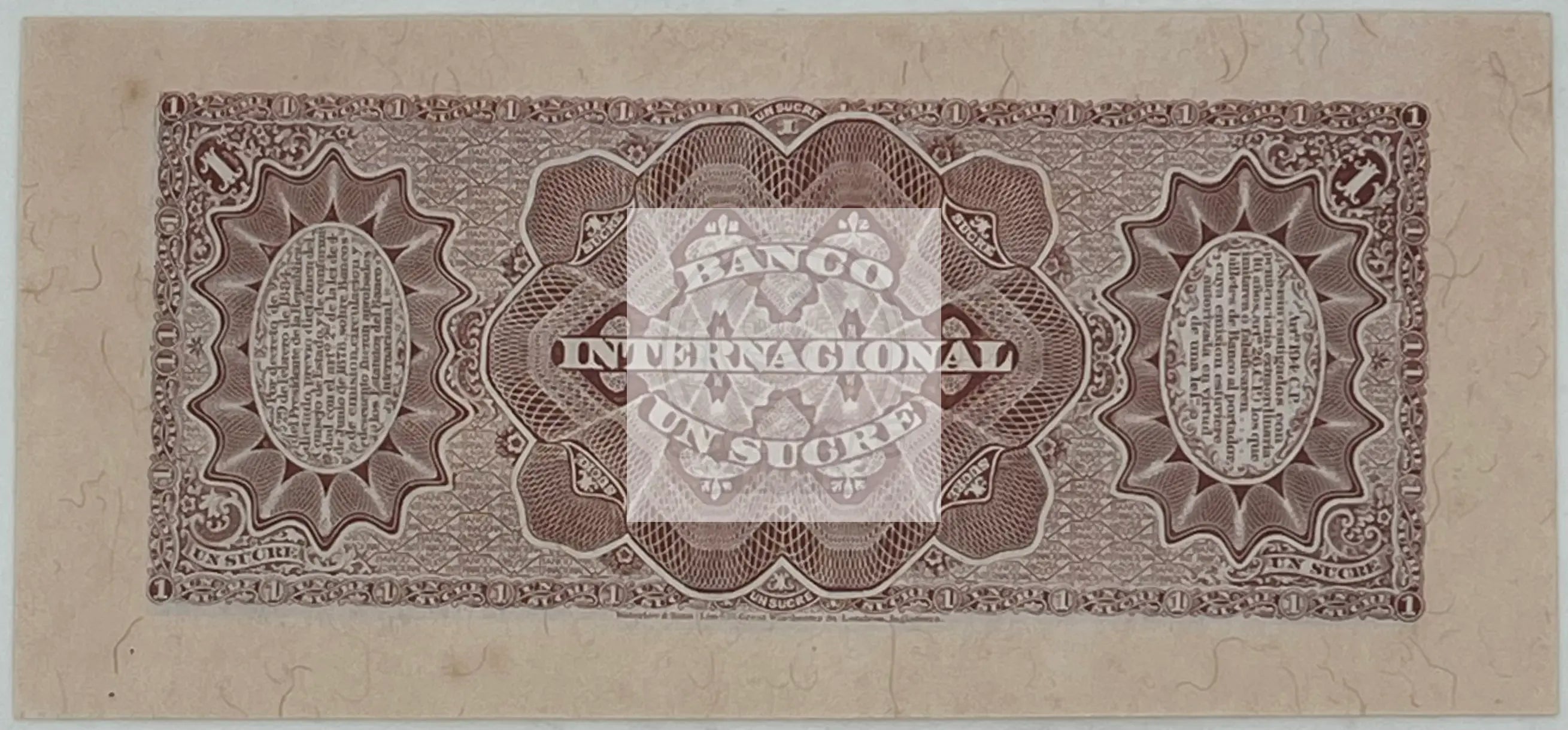 Ecuador 1886-1894 1 Sucre P-S172 UNC, WorldBanknote - Cool Coins & Notes
