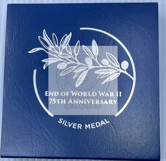 End of World War II 75th Anniversary Silver Medal 2020 US Mint Treasury