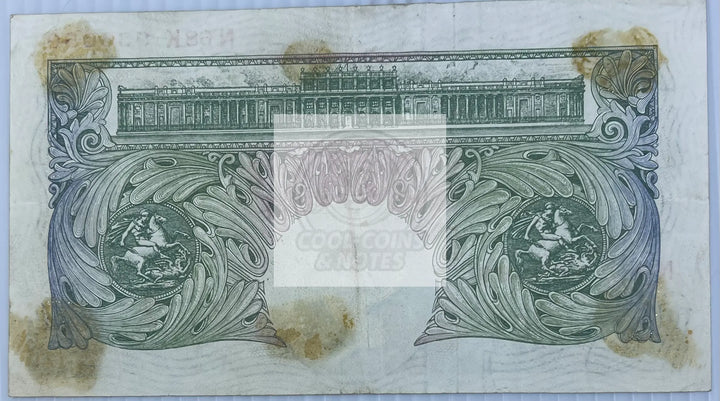 England 1948-1960 1 Pound P369c, Used World Banknote Currency - Cool Coins & Notes