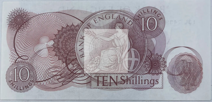 England 1963-1966 10 Shillings P-373b.2 UNC, World Banknote Currency - Cool Coins & Notes