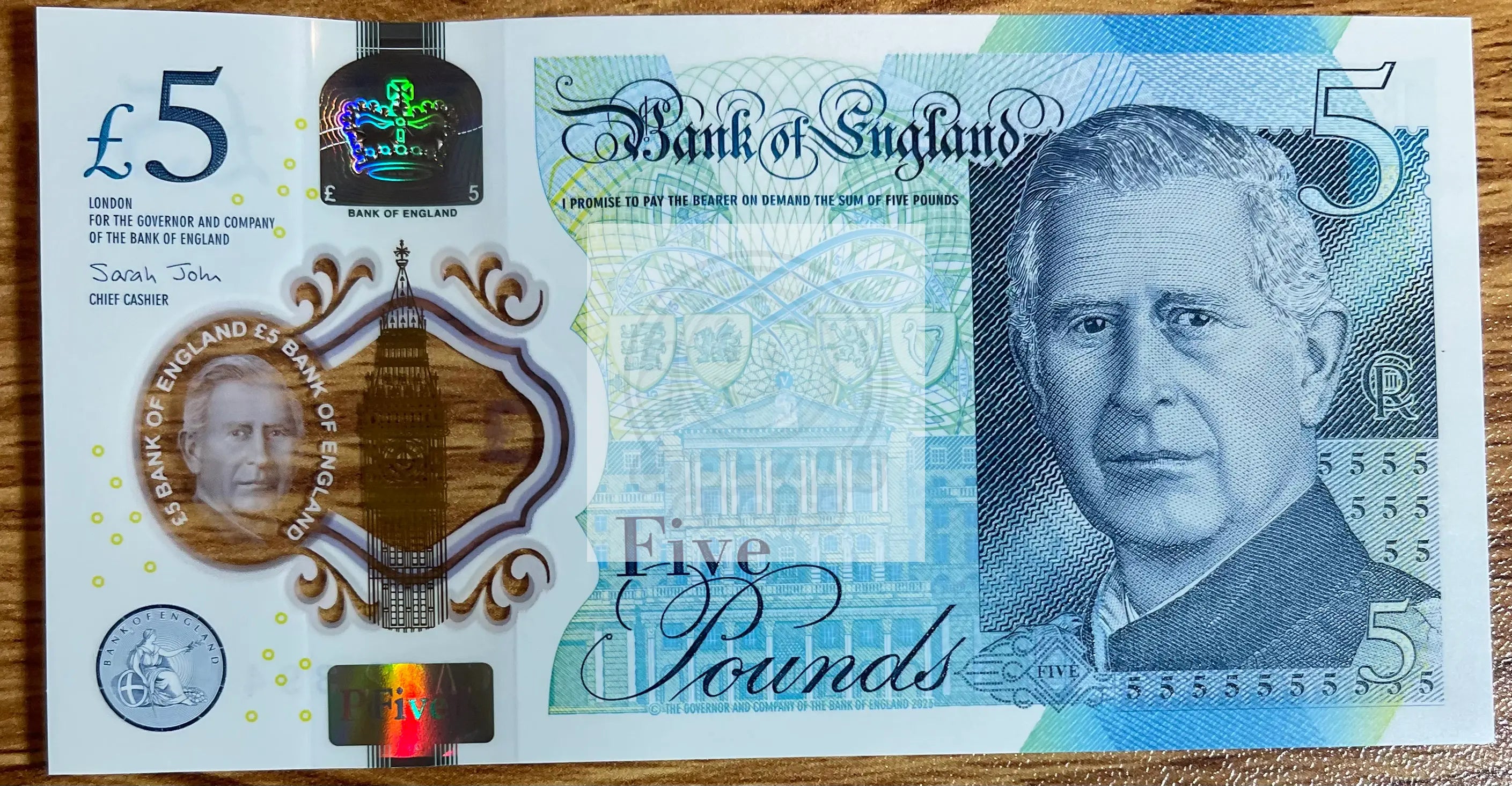 England 2024 NEW KING CHARLES III BANKNOTE UK - UNC - £5 - RELEASED 5 JUNE 2024! - Cool Coins & Notes