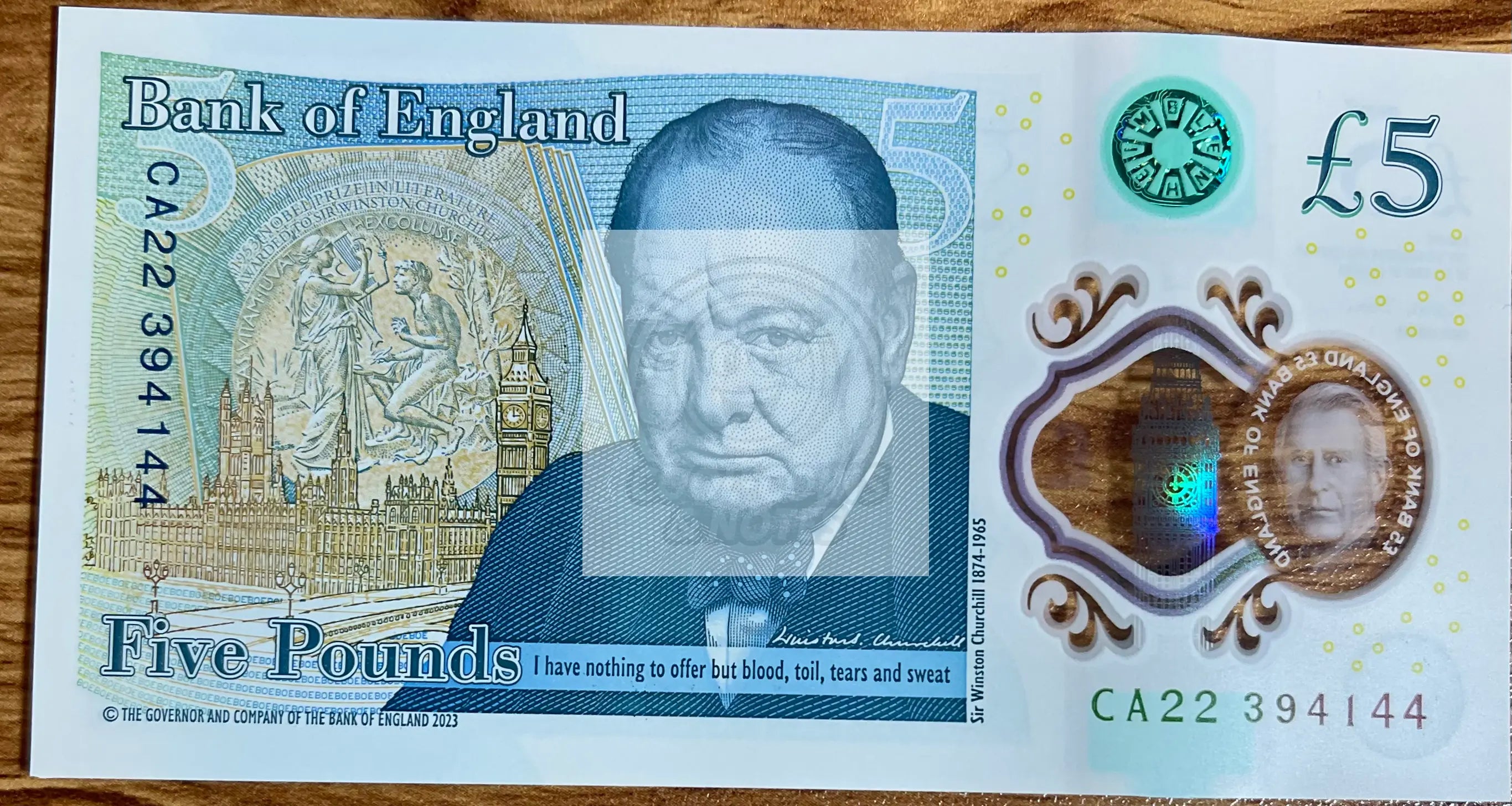 England 2024 NEW KING CHARLES III BANKNOTE UK - UNC - £5 - RELEASED 5 JUNE 2024! - Cool Coins & Notes
