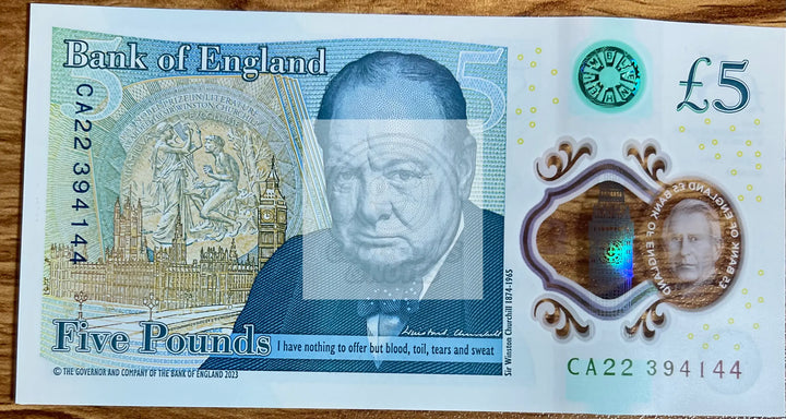 England 2024 NEW KING CHARLES III BANKNOTE UK - UNC - £5 - RELEASED 5 JUNE 2024! - Cool Coins & Notes