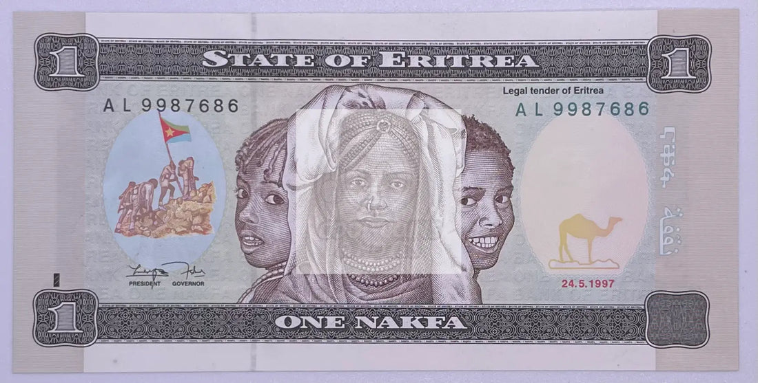 Eritrea 10 Nakfa 1997 P 3 UNC - Cool Coins & Notes