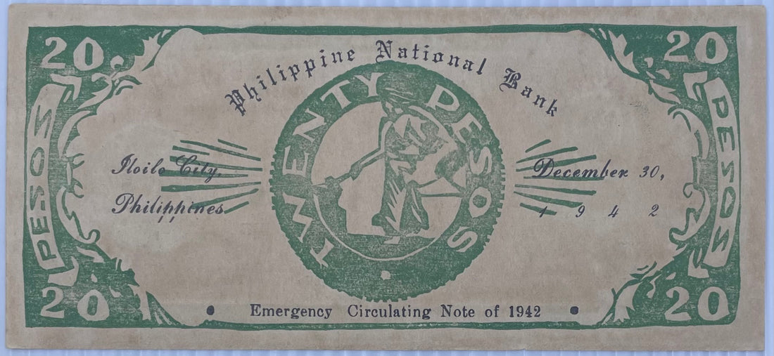 1942 Philippines 20 Pesos P-S315 World Banknote