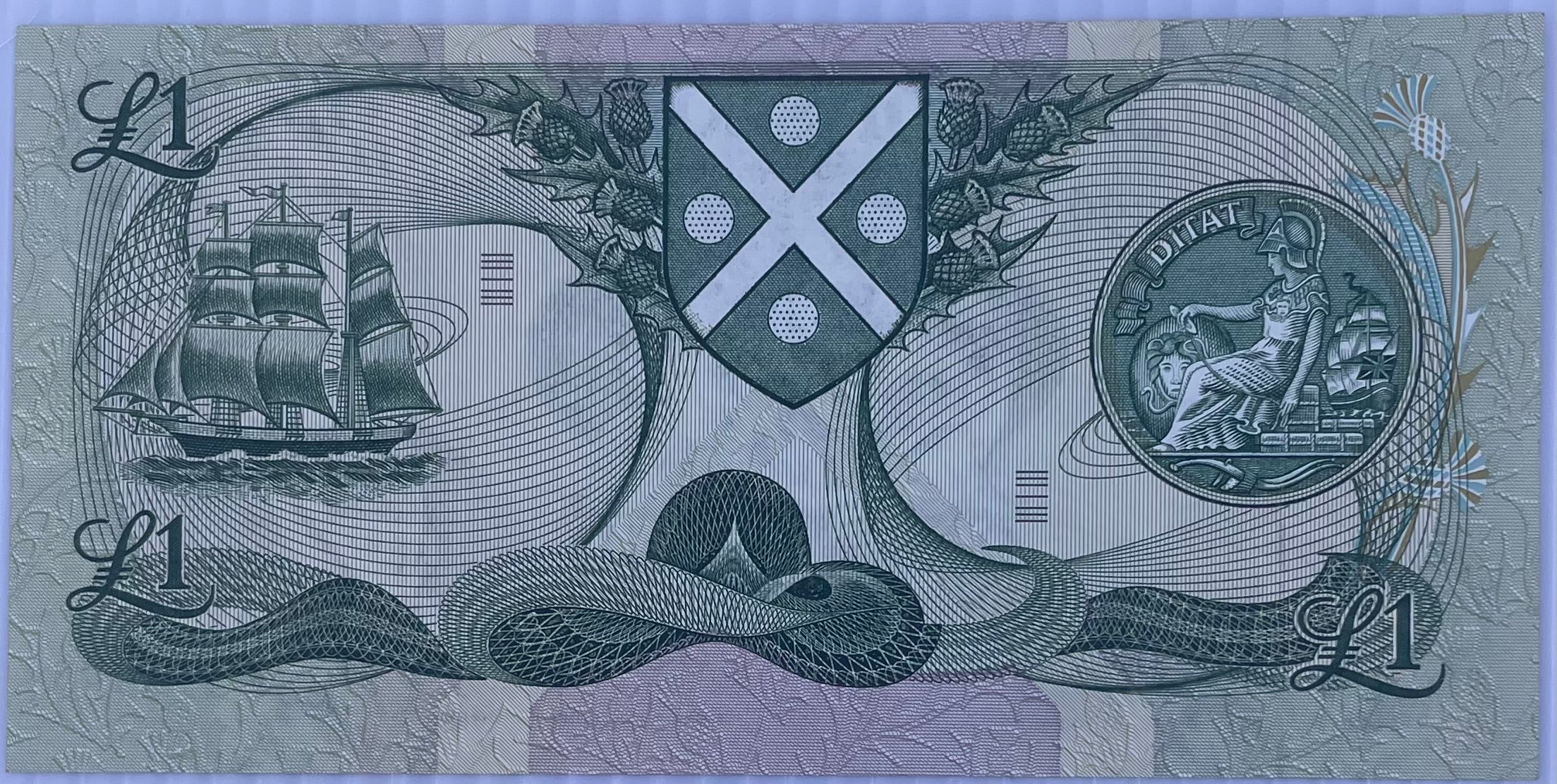 1981 Scotland 1 Pound P-111 UNC World Banknote