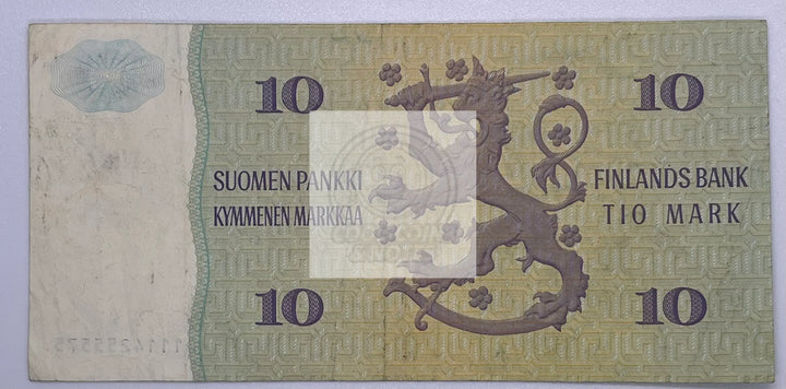 Finland 10 Markkaa 1980, P112 Used Banknote - Cool Coins & Notes