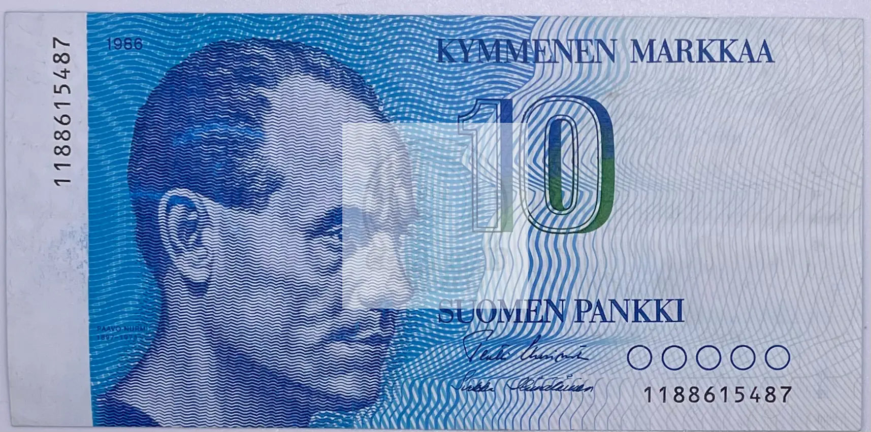 Finland 10 Markkaa 1986 P-113 Pre-Euro Banknote - Cool Coins & Notes