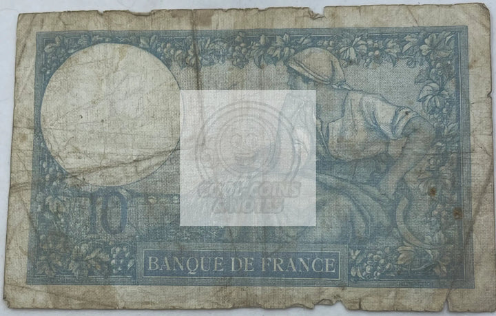 France 10 FRANCS 1940 P84 WW2, Used World Banknote - Cool Coins & Notes