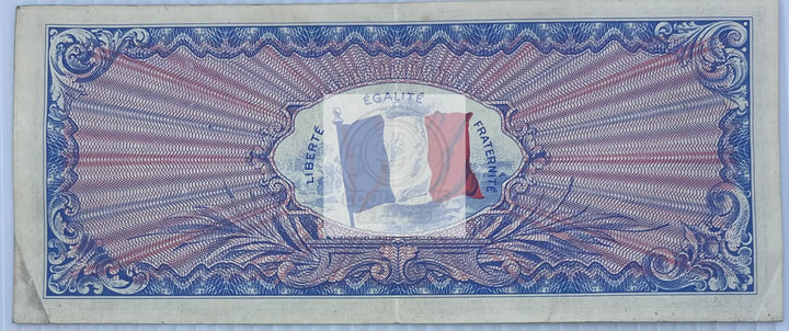 France 1944 100 P-118 WW2 MPC Francs Used World Banknote Currency - Cool Coins & Notes