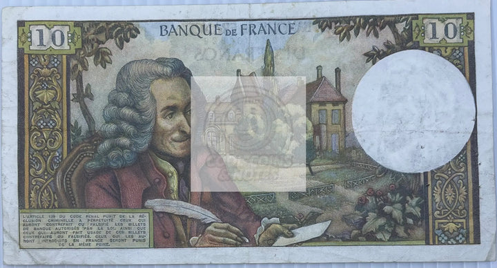 France 1973 10 Francs P-147d Used World Banknotes Currency - Cool Coins & Notes