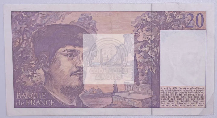 France 20 Francs 1991 P151, Used World Banknote Currency - Cool Coins & Notes