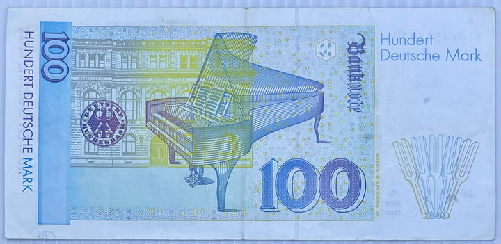 Germany 1996 100 Marks P-46 Used World Banknote