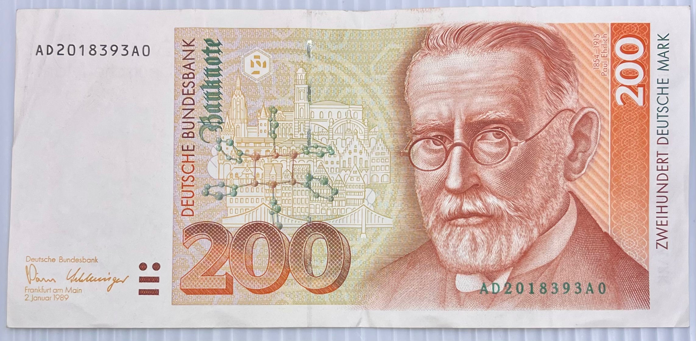 Germany 1989 200 Mark P-42 Used Banknote
