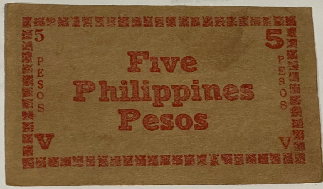 Philippines 1944 5 Pesos P-S675 WWII Used World Banknote