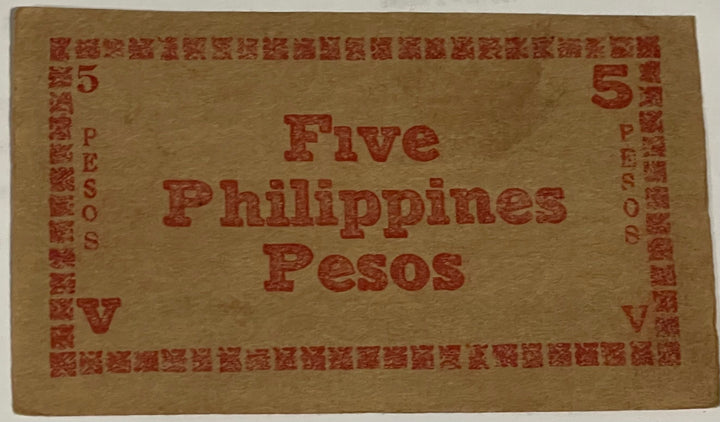 Philippines 1944 5 Pesos P-S675 WWII Used World Banknote