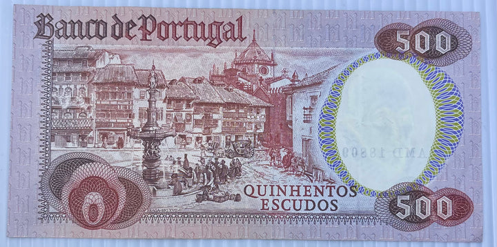 Portugal 1979 500 Escudos P-177 Used World Banknote Currency