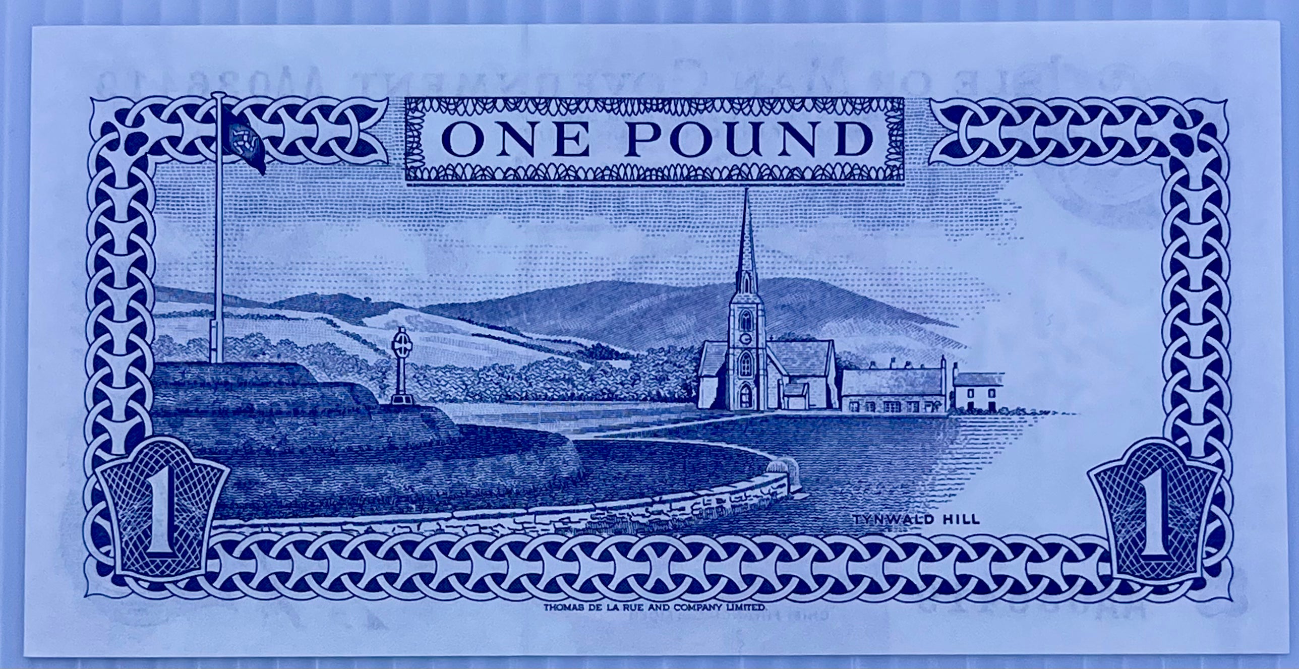 Isle of Man 1991 1 Pound P-40 UNC QEII World Banknote Currency From Bunk