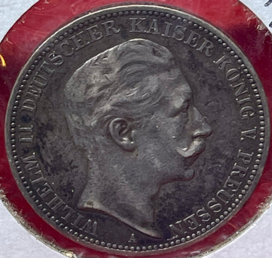 Germany 1911 A 3 Mark KM527 Silver Coin