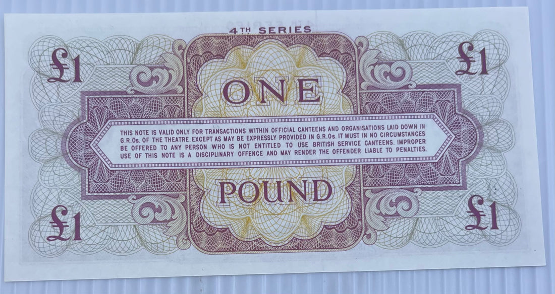 GREAT BRITAIN (BRITISH ARMED FORCES) 1 POUND ND 1962 P M36 UNC From Lot