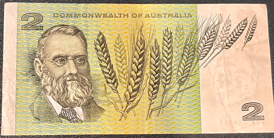 Australia 1967 2 Dollars P-38 Used World Banknote