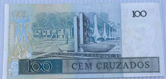 Brazil 1987 100 Cruzados P-211 UNC Banknote World Paper Money