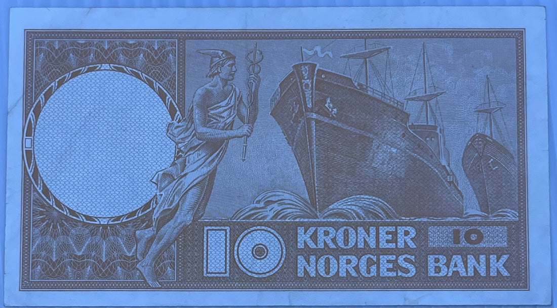Norway 1973 10 Kroner P-31 Used World Banknote