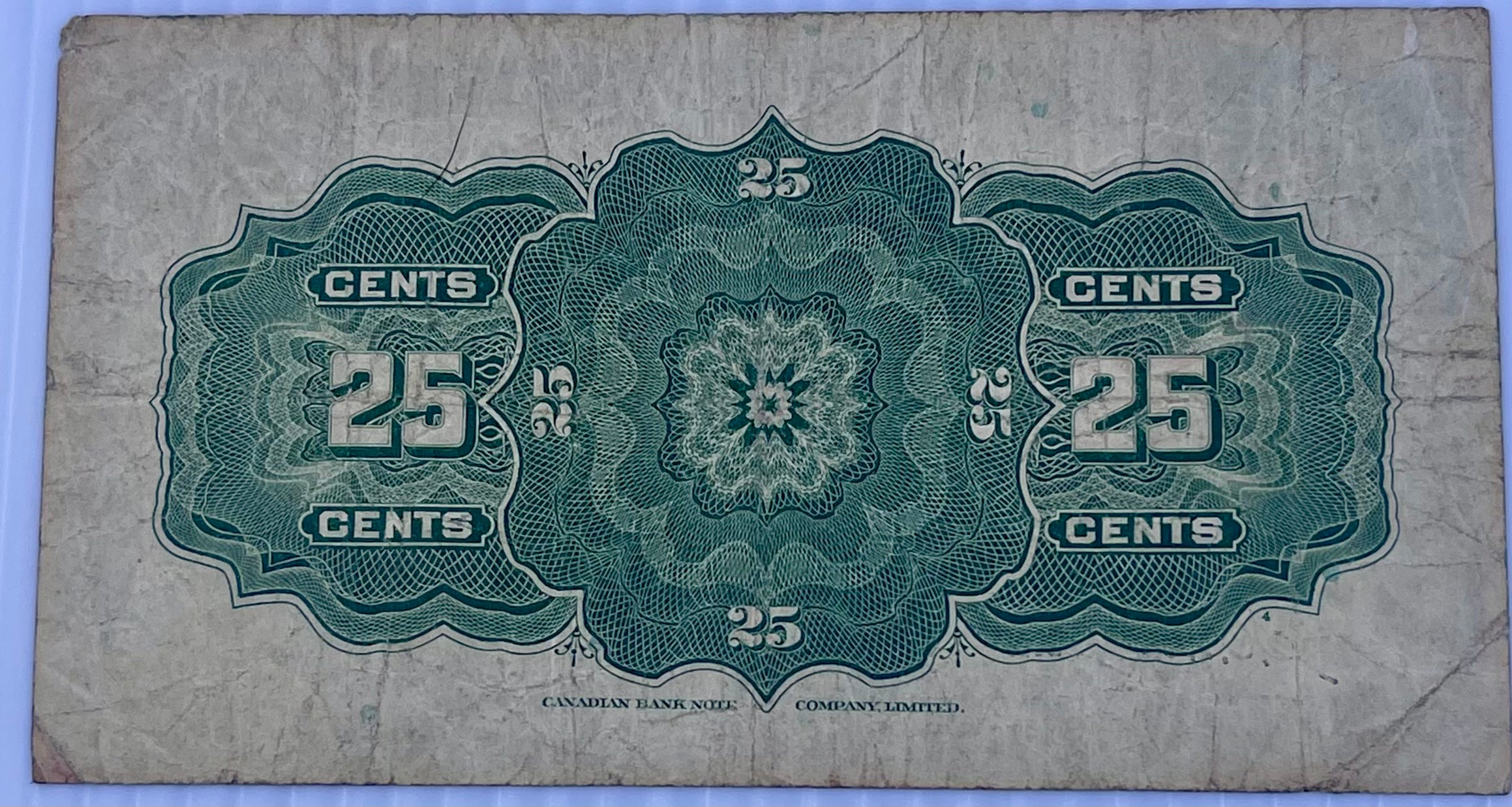 Canada 1923 25 Cents P-11 Used World Banknote