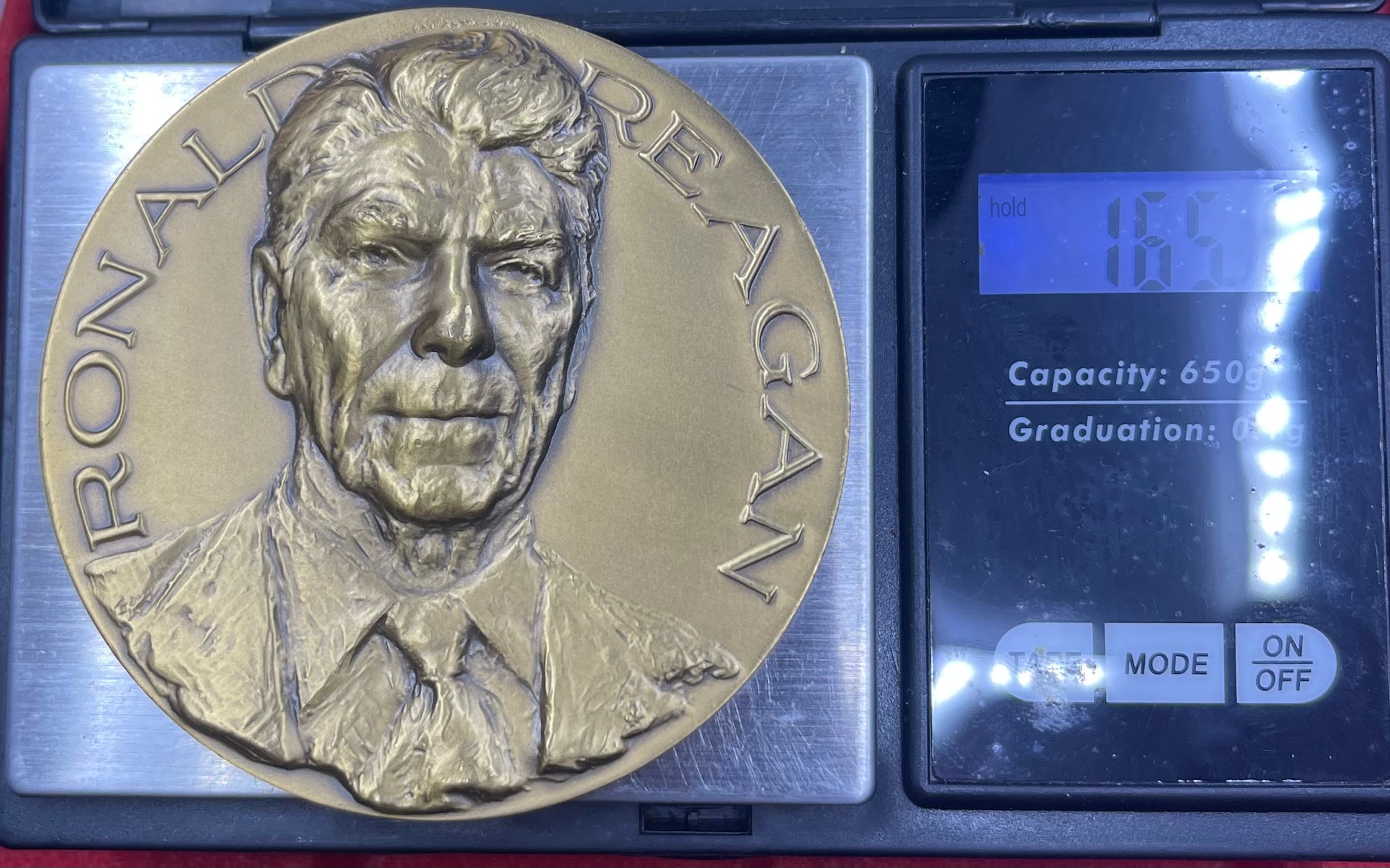 1981 Ronald Reagan Inaugural Bronze Medal Medallic Art Co.