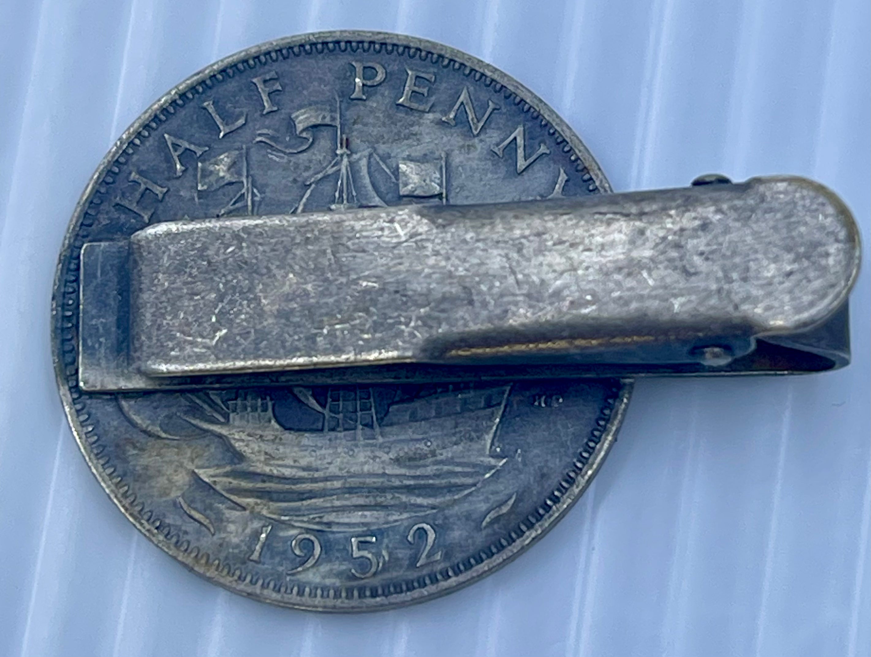 Canada 1952 Half Penny Tie Clip