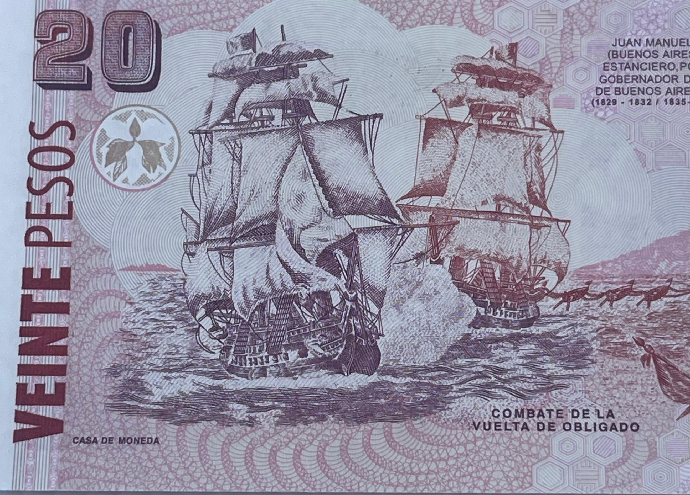 Argentina 2018-20 20 Pesos P-355 UNC