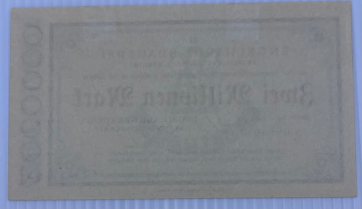 Germany 1923 2 Million Mark 364.4 AUNC Berlin Engelhardt Brauerei World Banknote Currency
