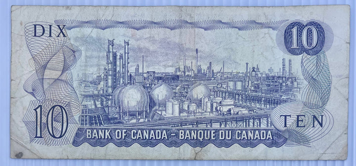 Canada, 10 Dollars, 1971, P-88(d), Used Banknote