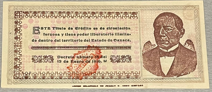 Mexico 1915 10 Pesos P-S957 UNC World Banknote
