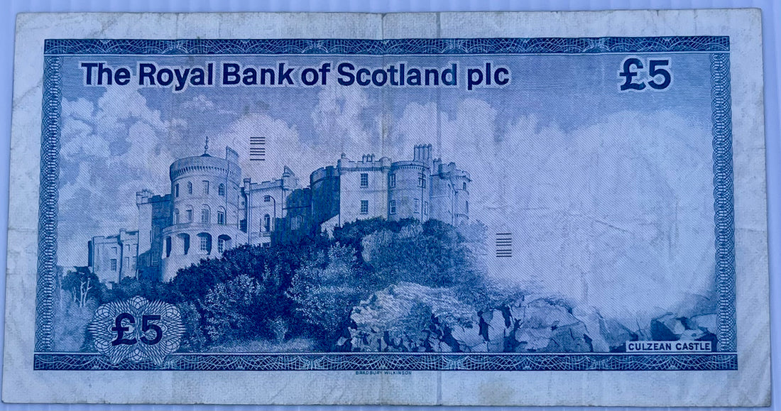 Scotland 1983 5 Pounds P-342 Used World Banknote
