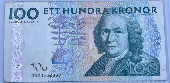 Sweden 2009 100 Kroner P-65 Used World Banknote