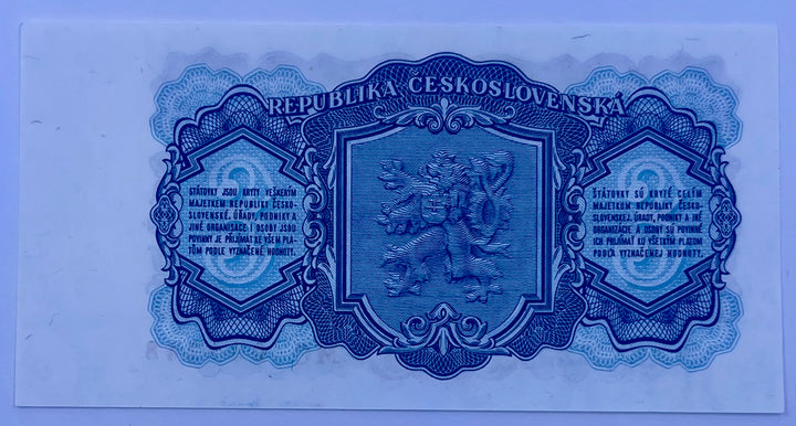 Czechoslovakia 1953 3 Korun P-79 UNC World Banknote