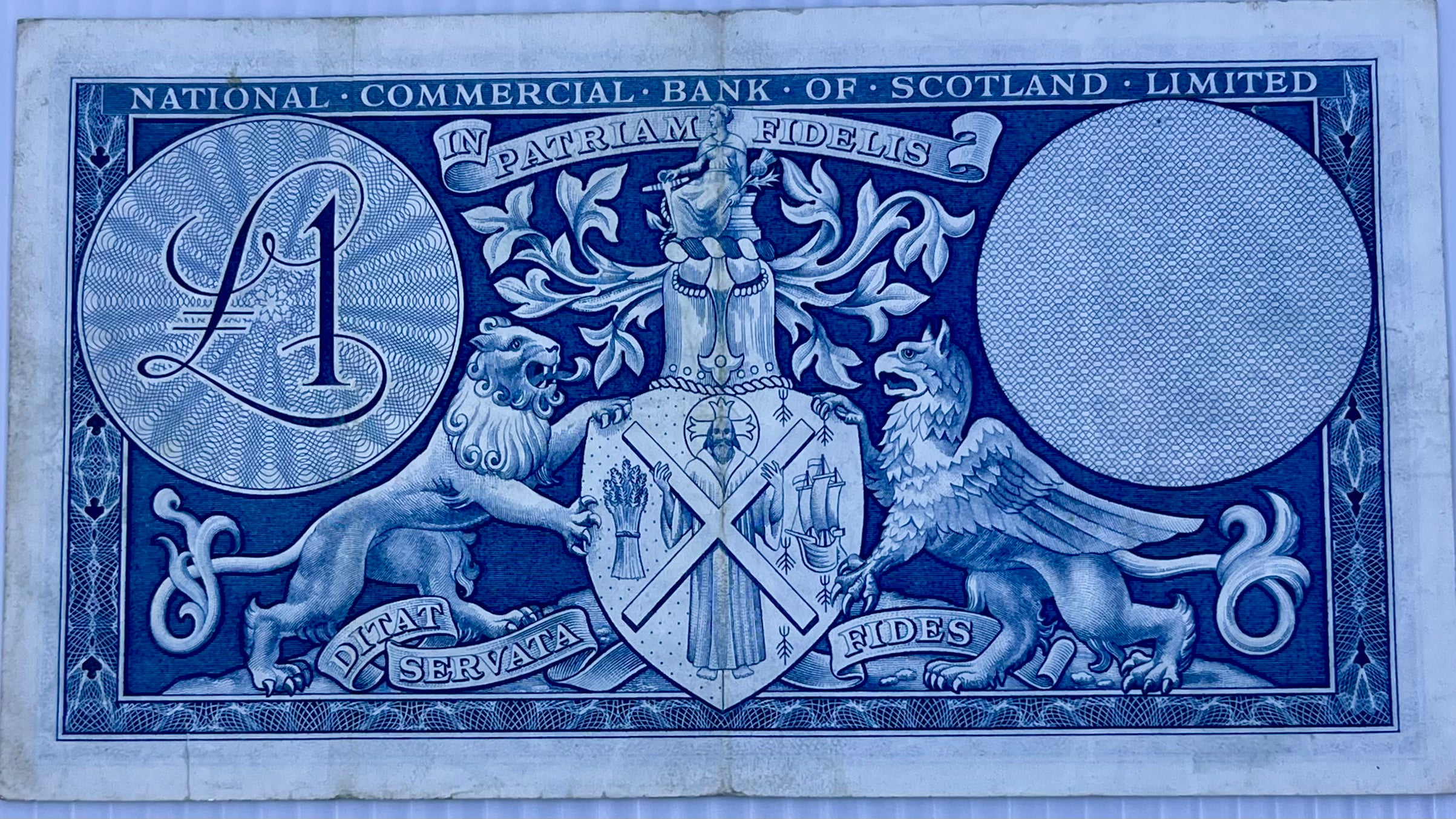 Scotland 1959 1 Pound P-265 Used World Banknote